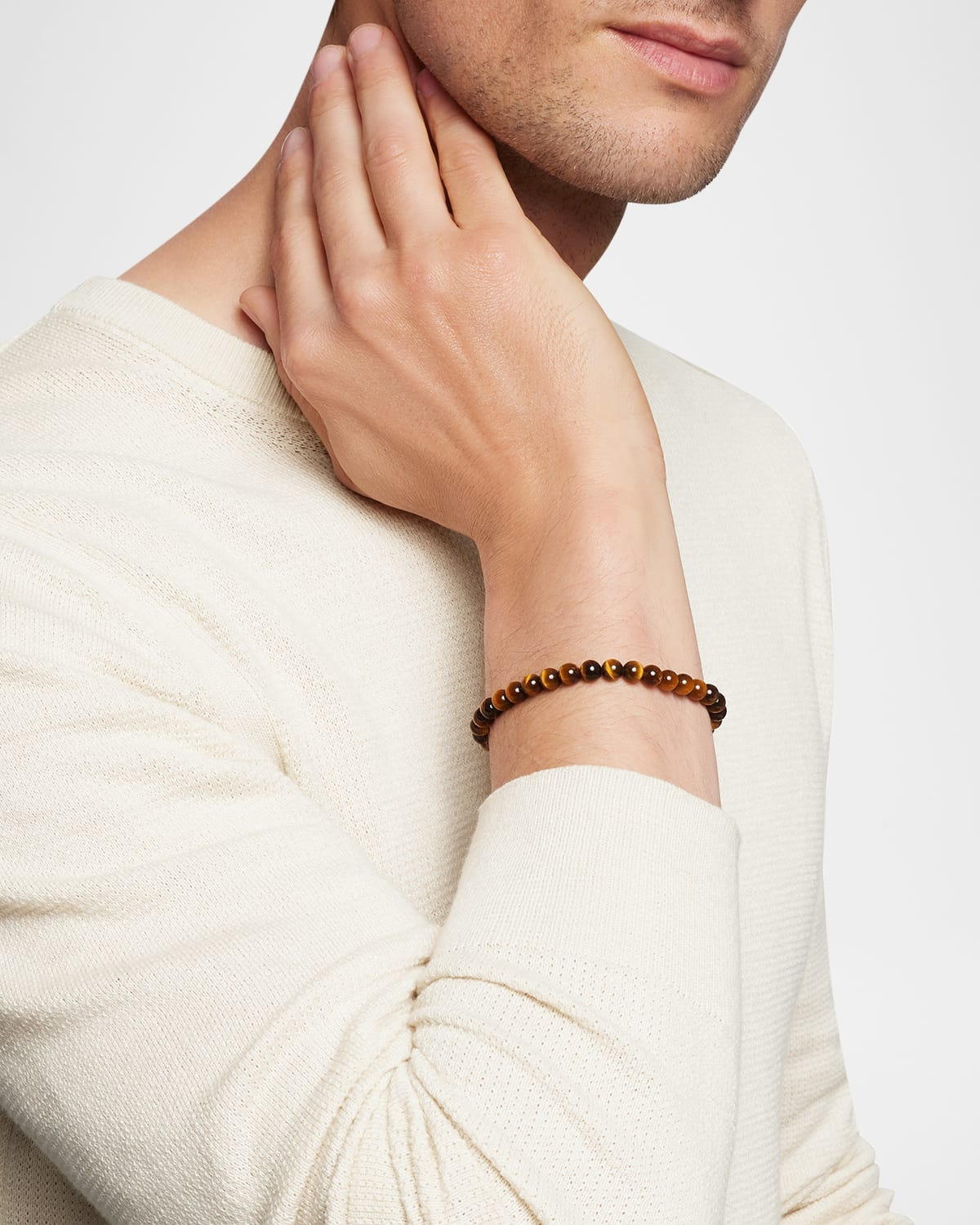 6mm Men's Spiritual Bead Bracelet - 2
