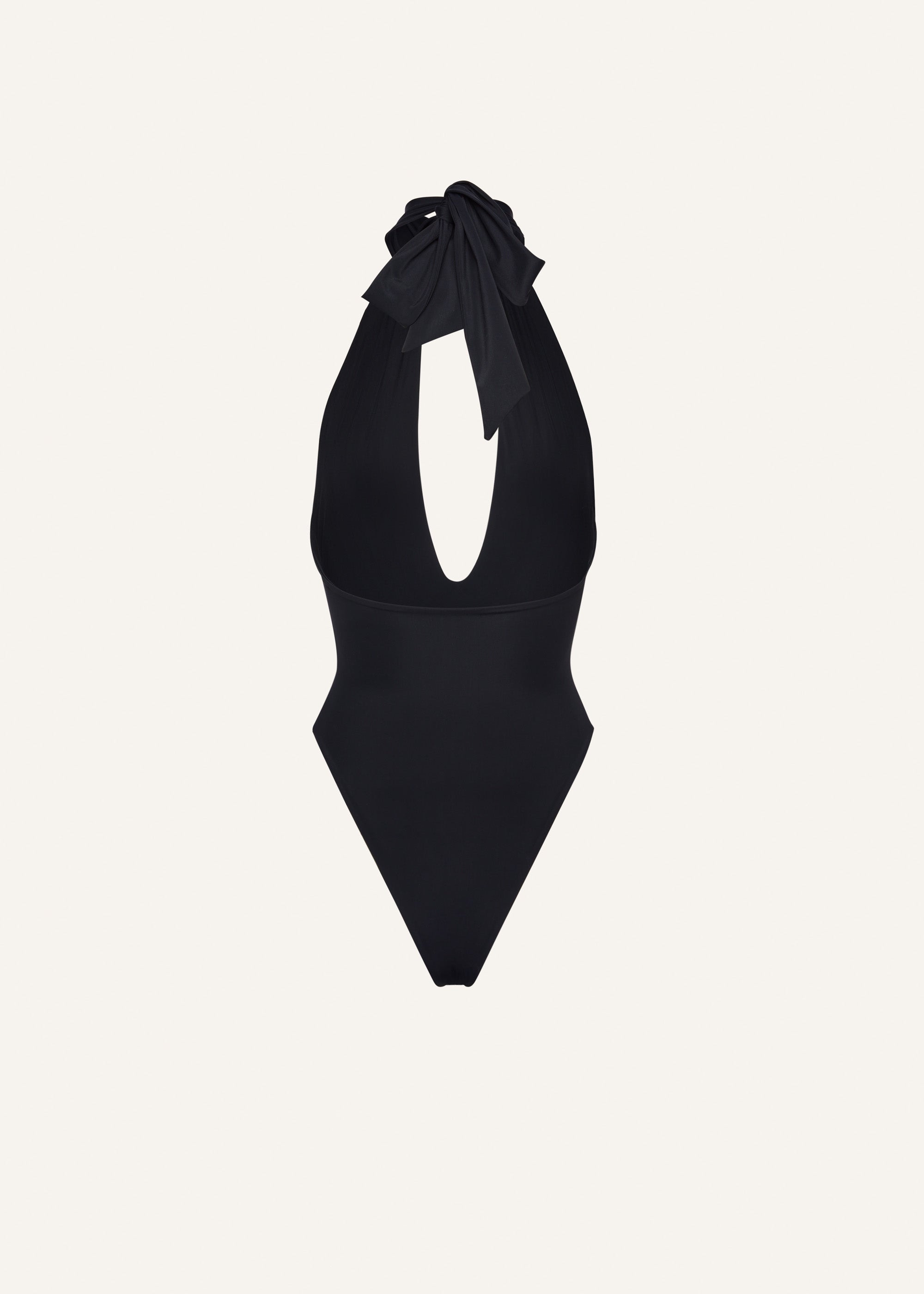 Halterneck bodysuit in black - 2