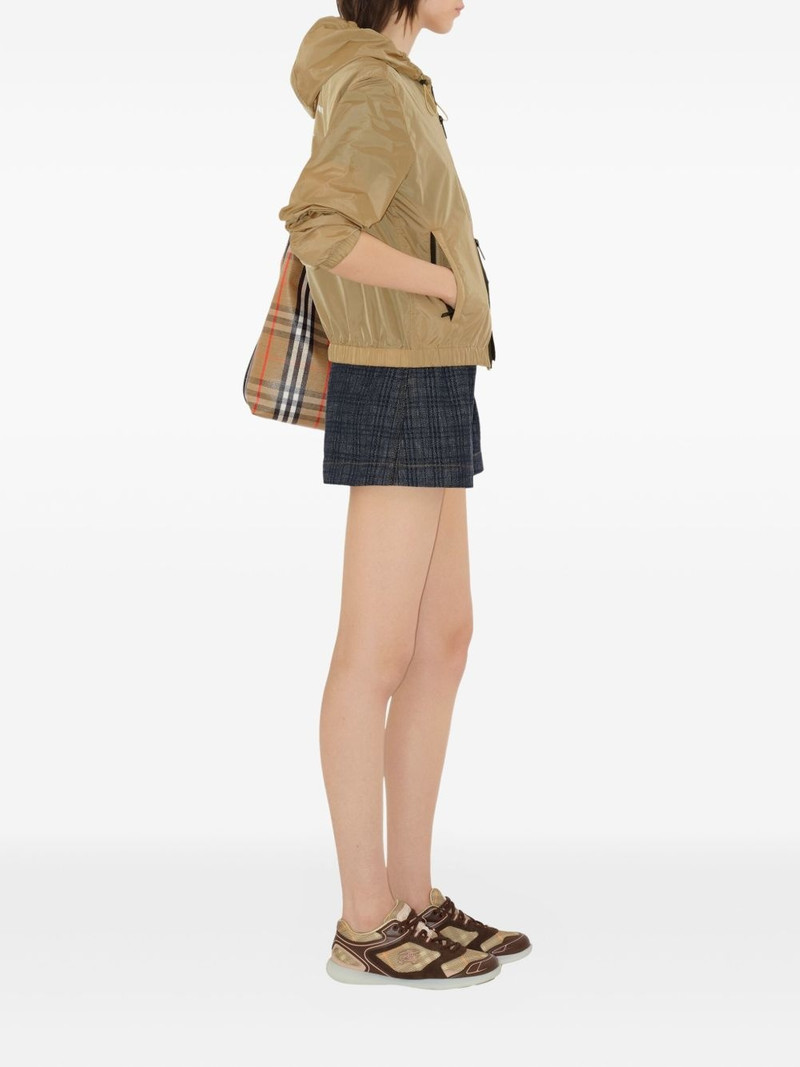 Burberry logo-print jacket outlook