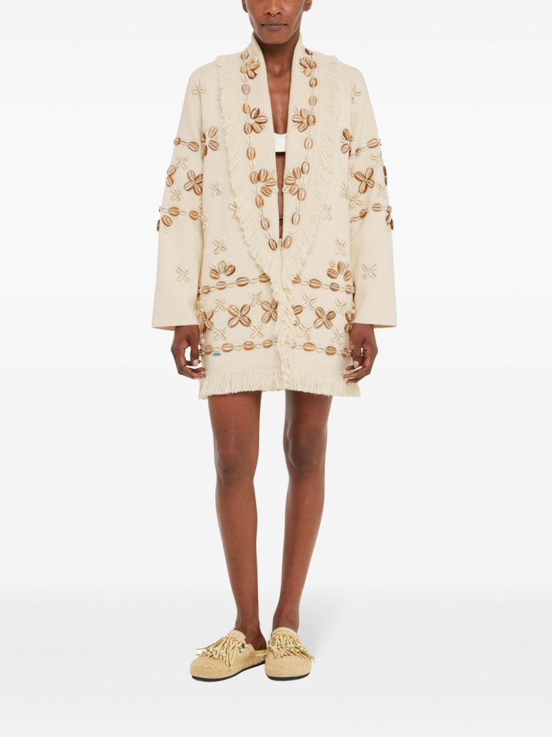 Alanui Ocean Dream single-breasted coat outlook