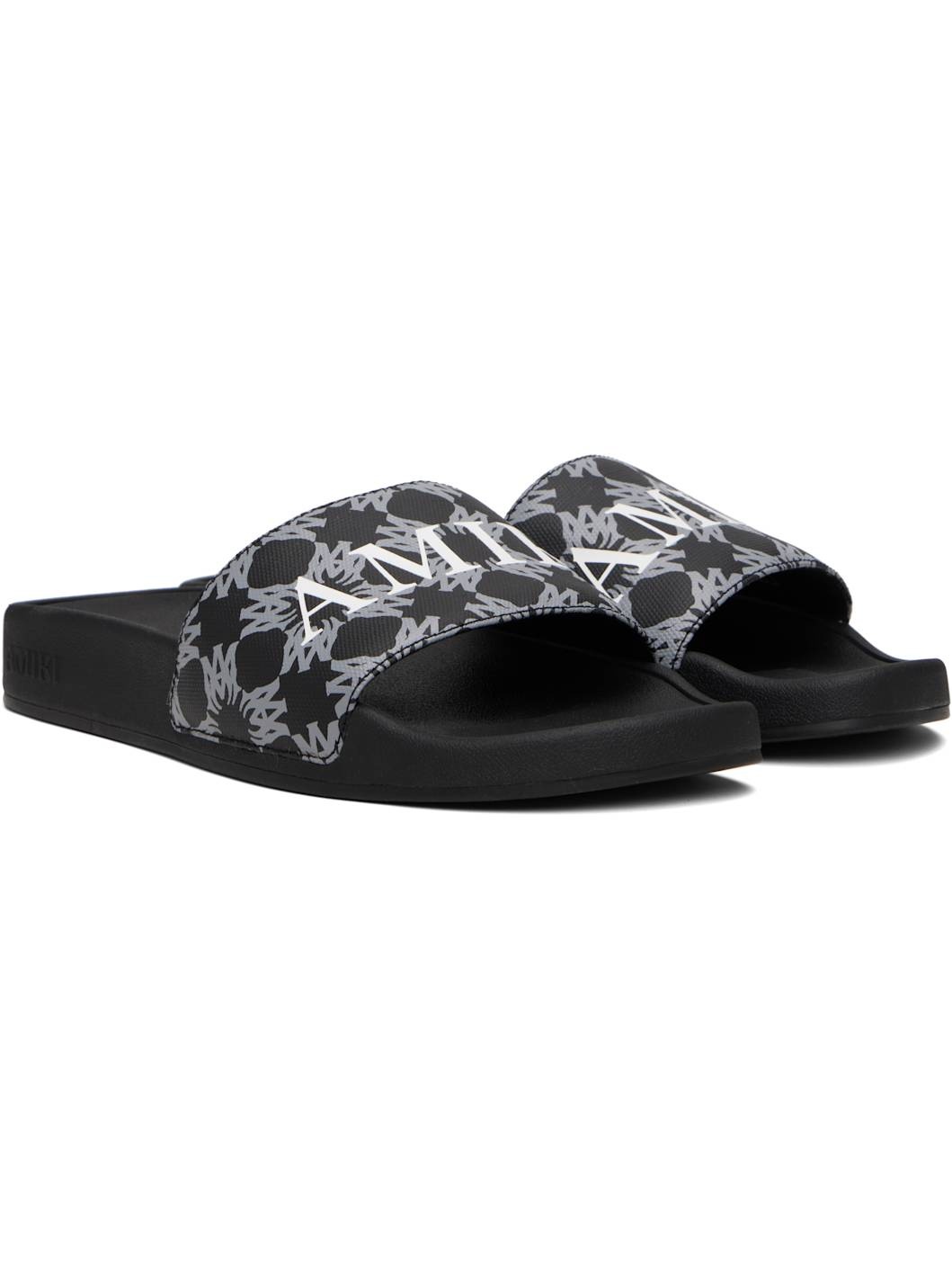 Black MA Quad Canvas Pool Slides - 4