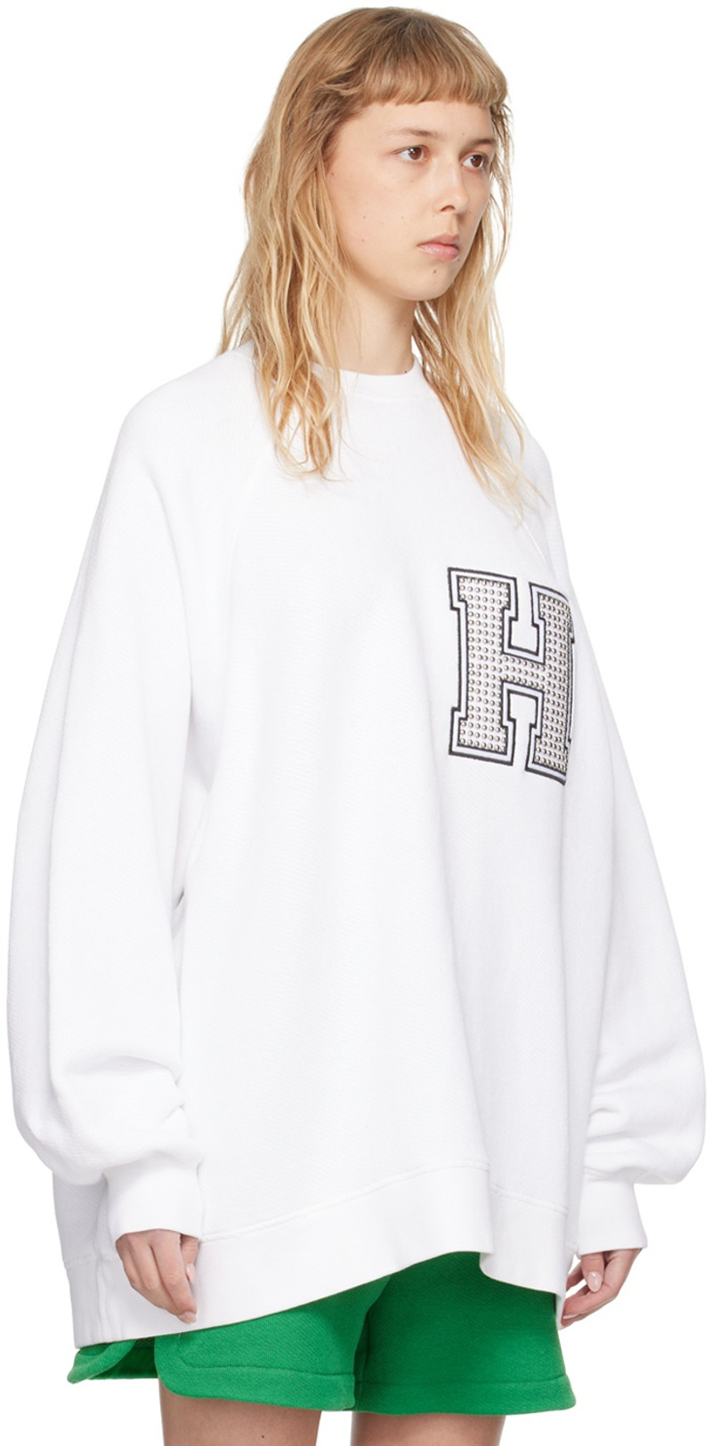HALFBOY®️ White Patch Sweatshirt outlook