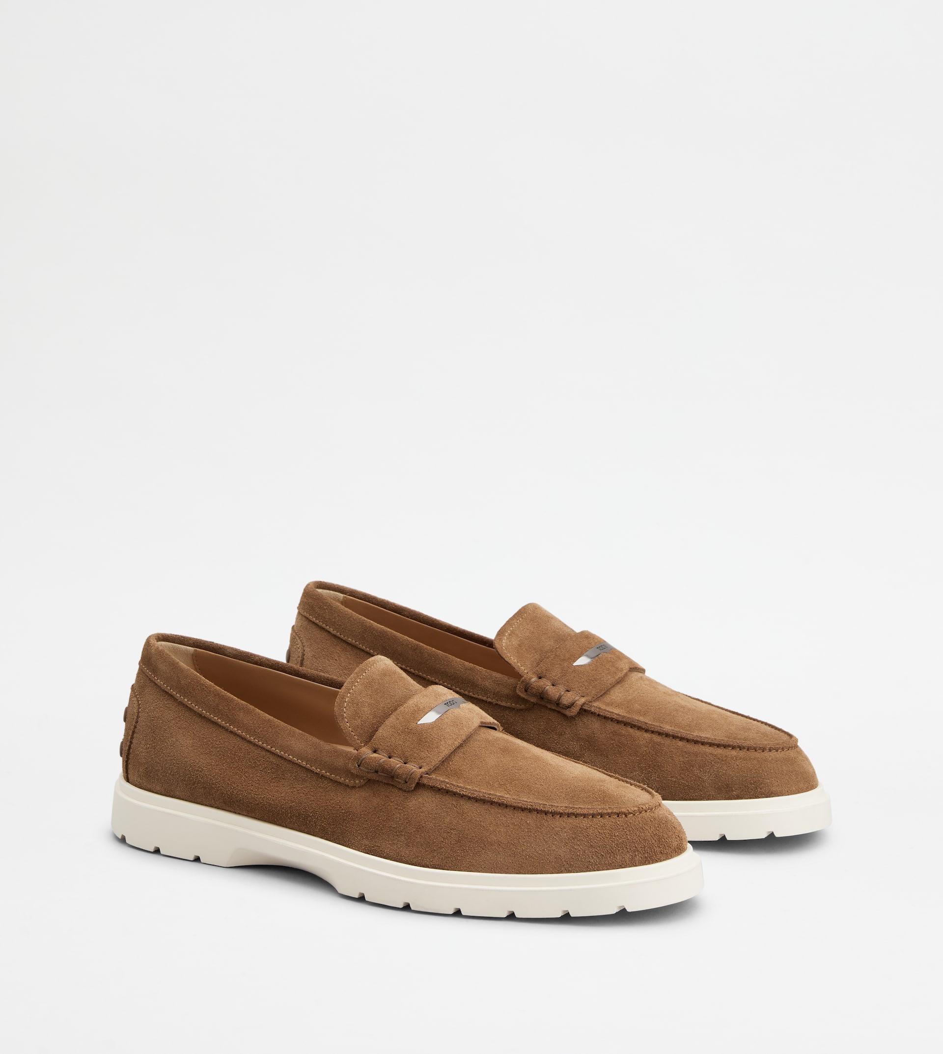 LOAFERS IN SUEDE - BROWN - 2