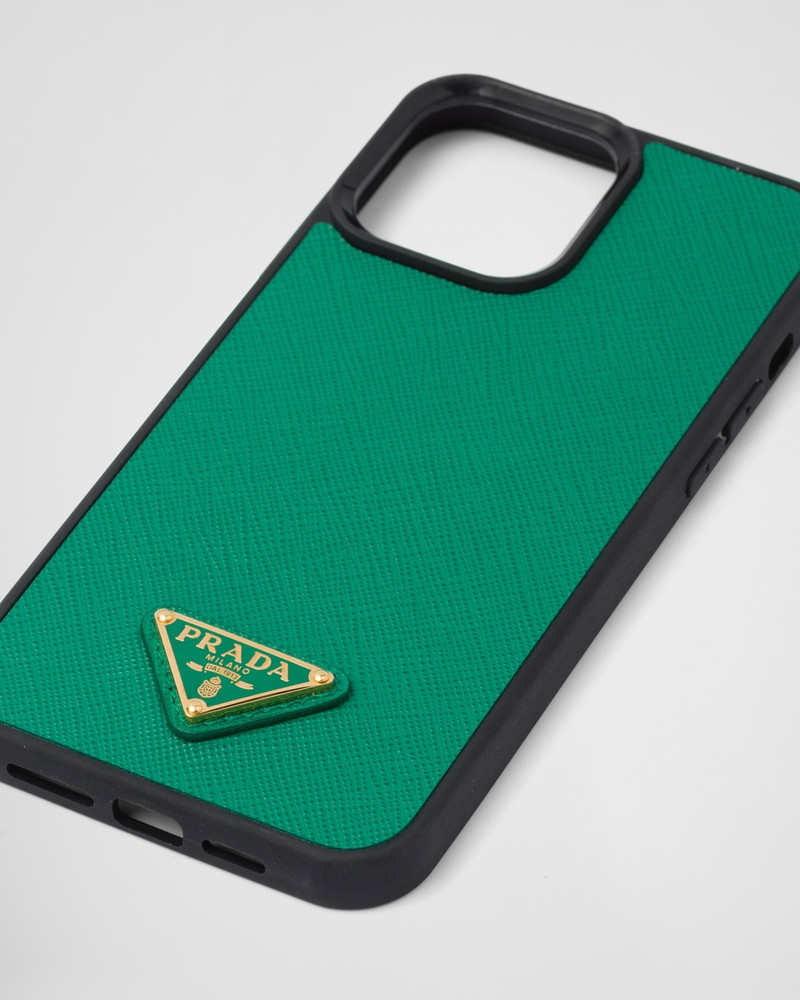 Prada Saffiano leather iPhone 13 Pro Max cover outlook