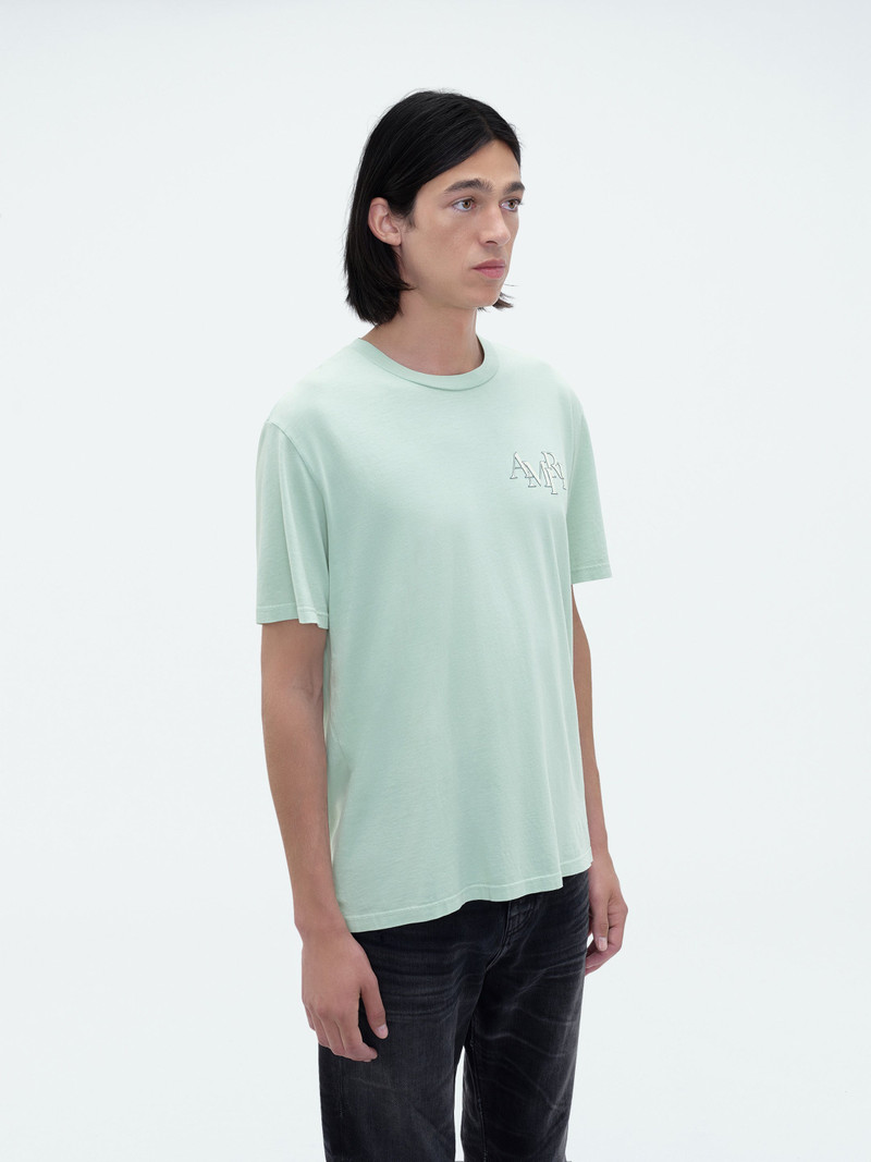 AMIRI STAGGERED LOGO TEE 3