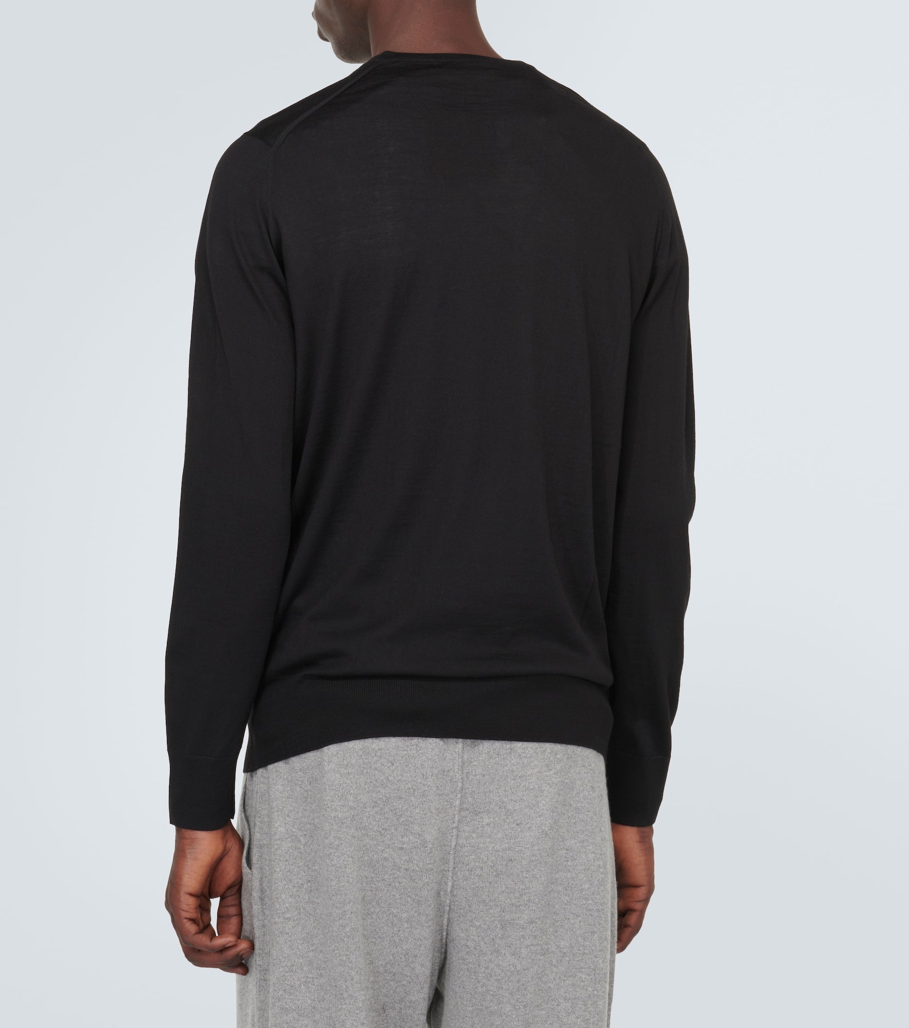 Knitted virgin wool top - 4