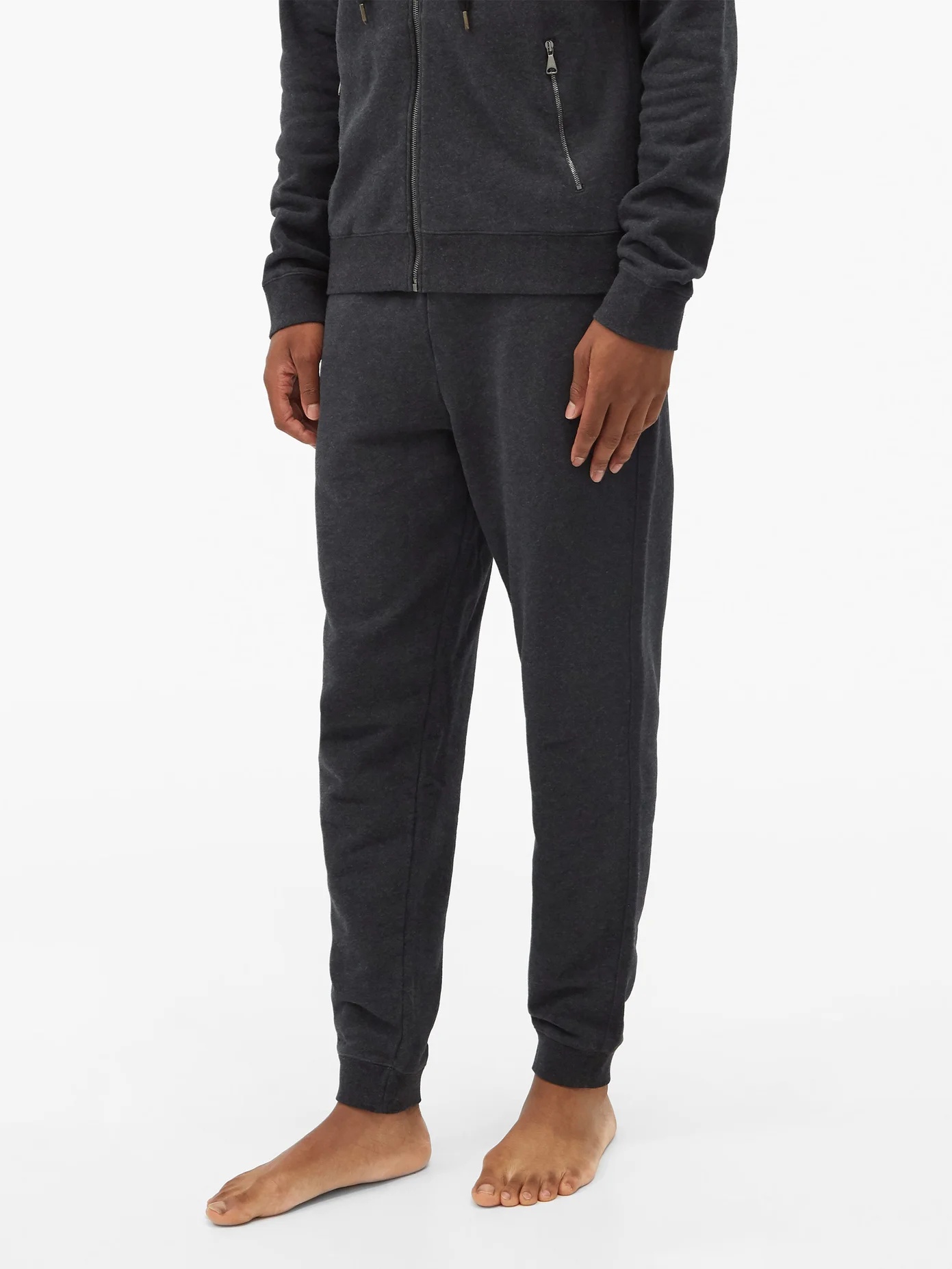 Devon drawstring cotton-jersey track pants - 6