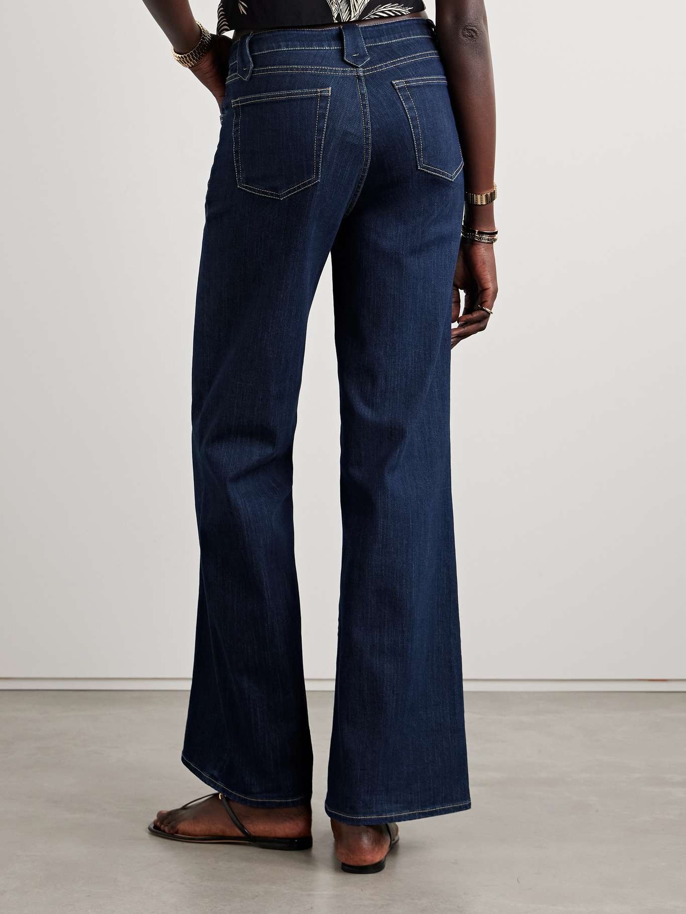 Navegar high-rise wide-leg jeans - 3