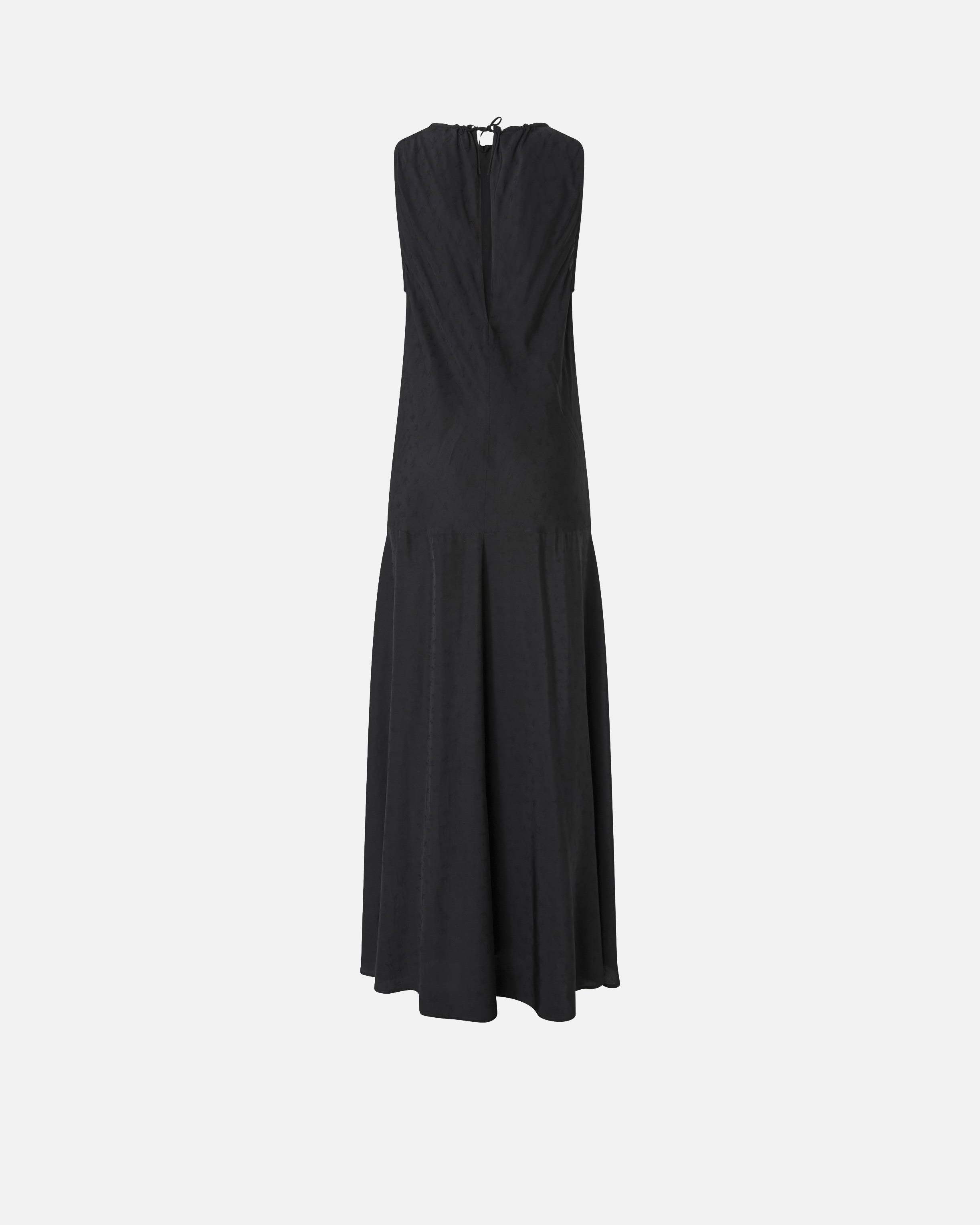 LONG VISCOSE JACQUARD DRESS - 6