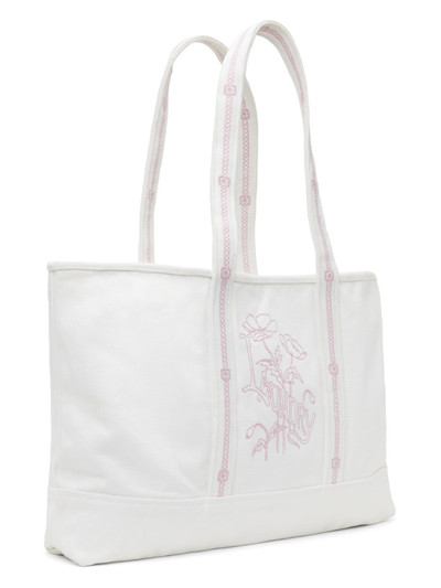 BODE White Laundry Tote outlook