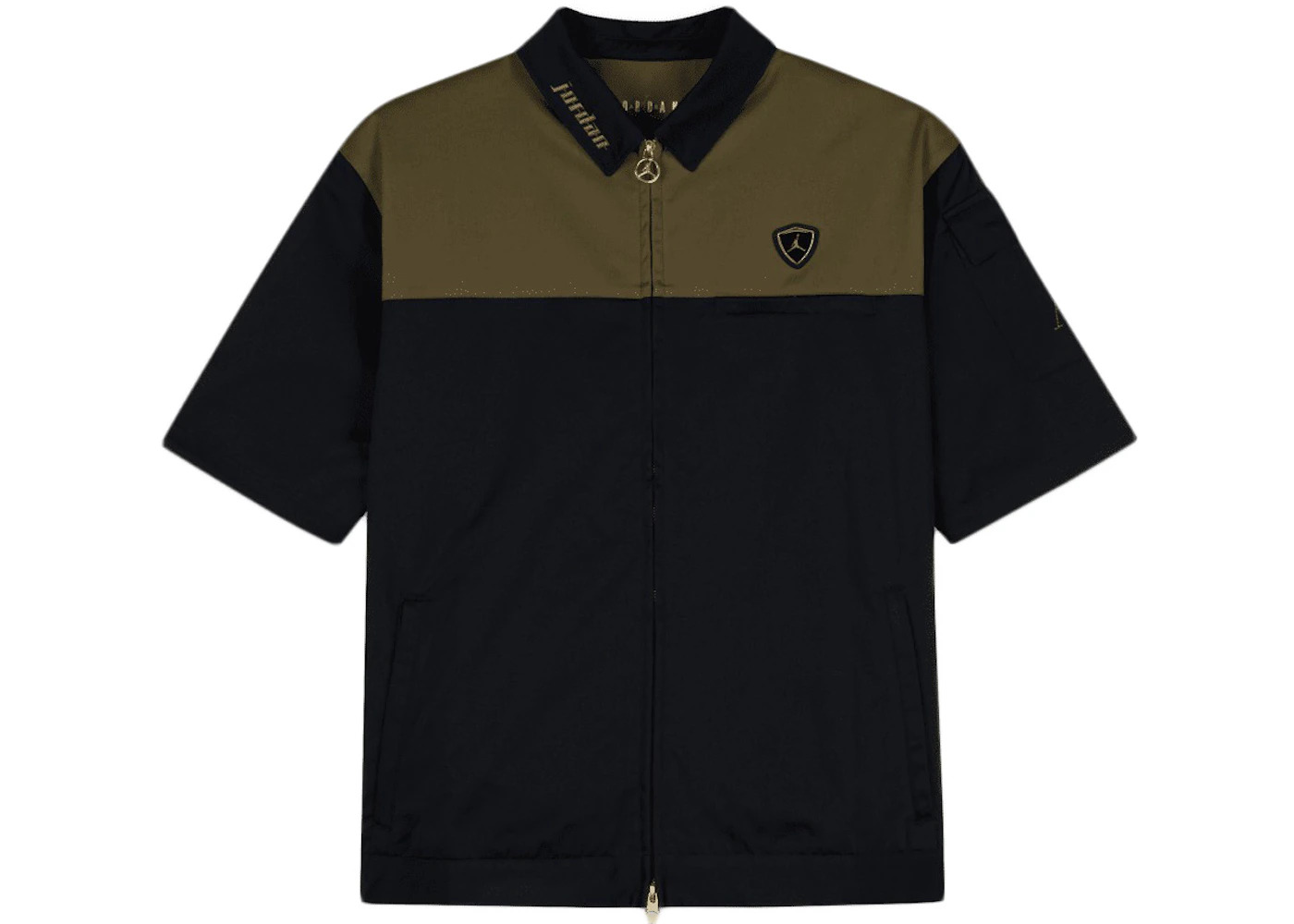 Jordan x Aleali May Crew Shirt Black/Medium Olive - 1