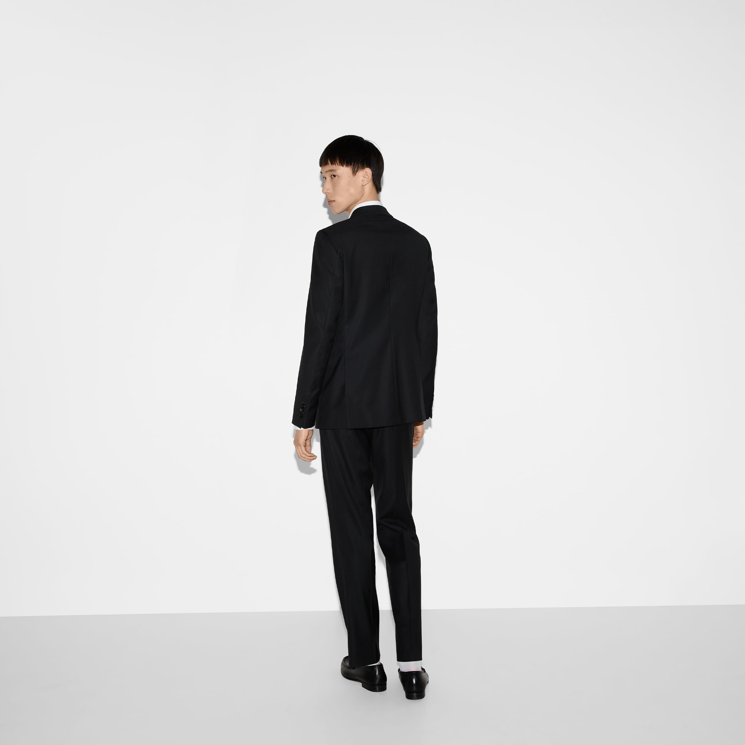 Straight fit wool suit - 4