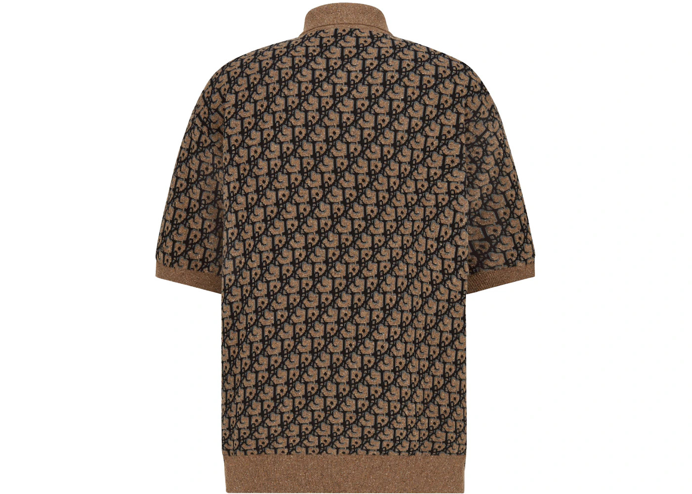 Dior x CACTUS JACK Oversized Polo Shirt Beige/Black - 2