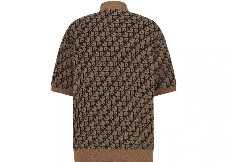 Dior Dior x CACTUS JACK Oversized Polo Shirt Beige/Black outlook