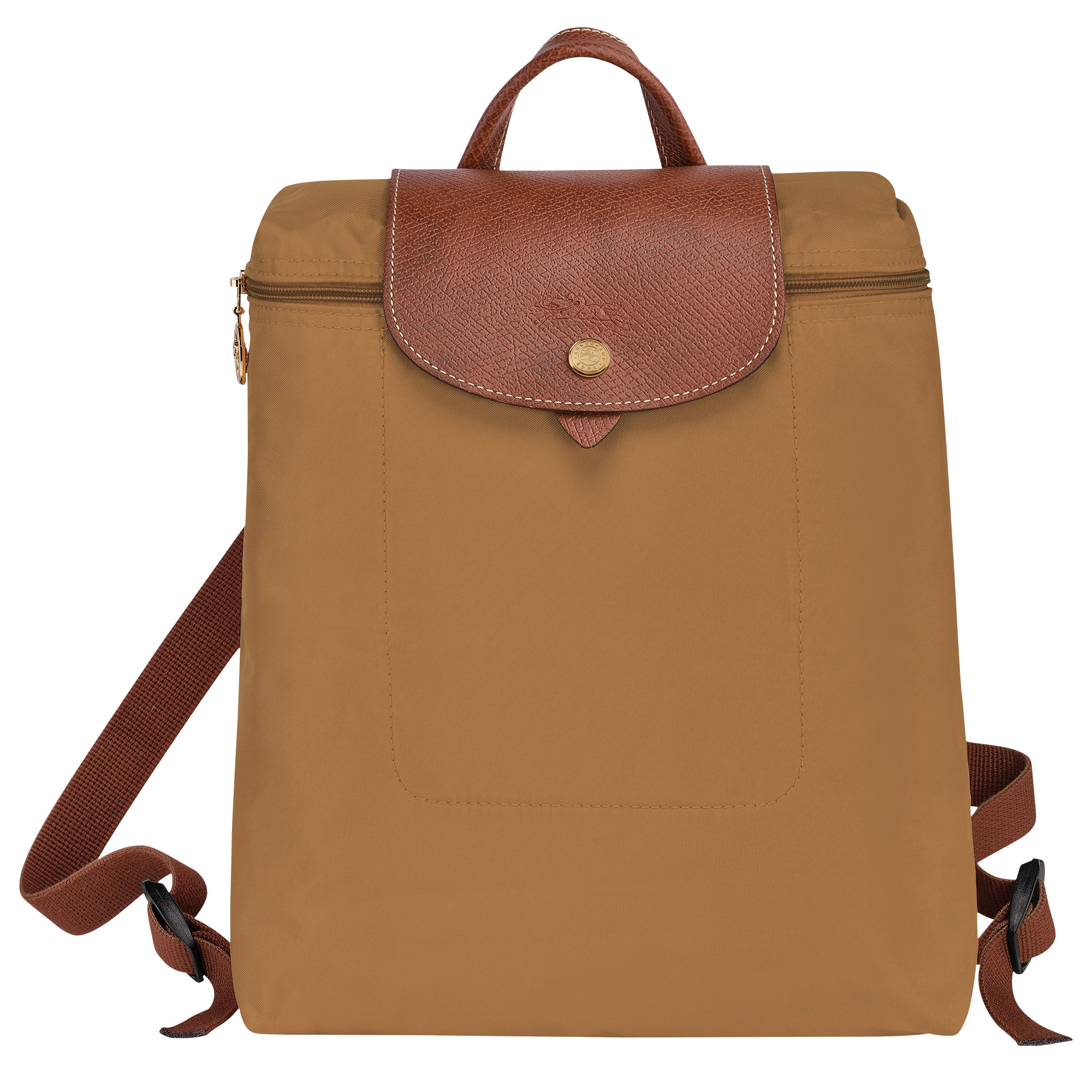 Le Pliage Original M Backpack Fawn - Recycled canvas - 1