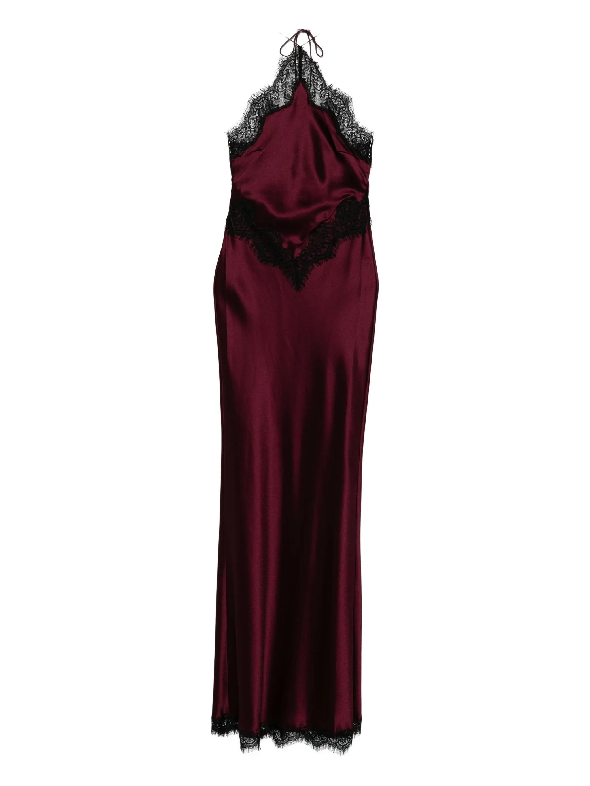Retrofete Everly Lace-trimmed Satin Dress - 1