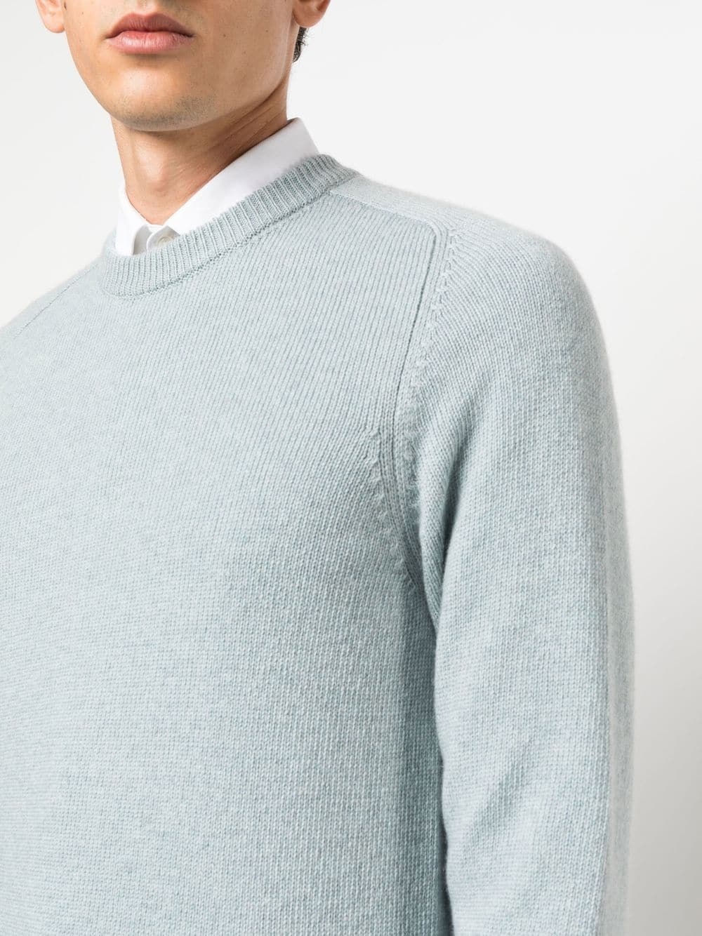 crew-neck long-sleeved jumper - 5