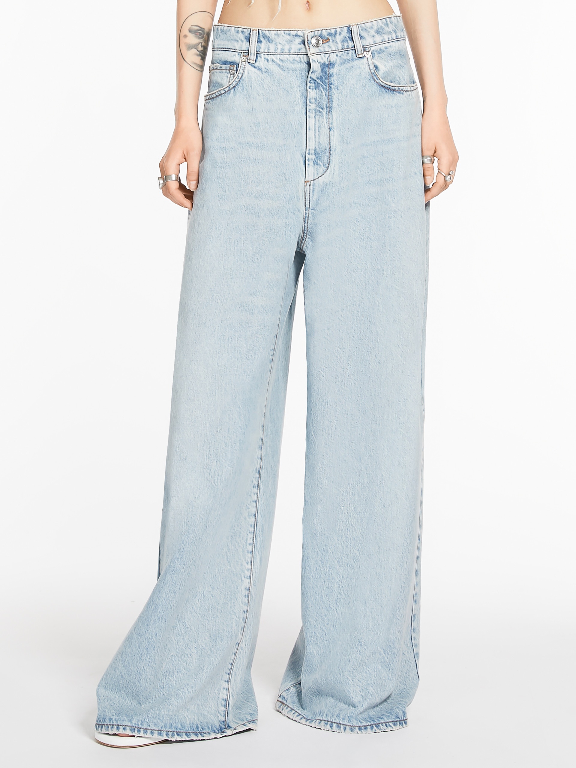 ANGRI Oversized five-pocket trousers - 3