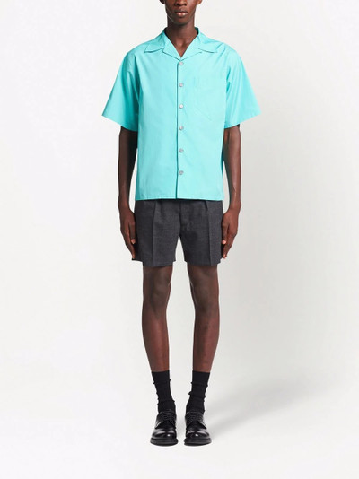 Prada short-sleeve button-up shirt outlook