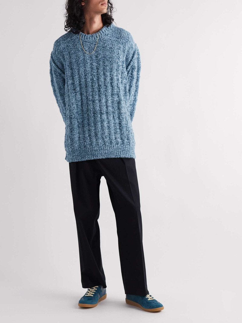 Maison Margiela Cotton-Blend Bouclé Sweater outlook