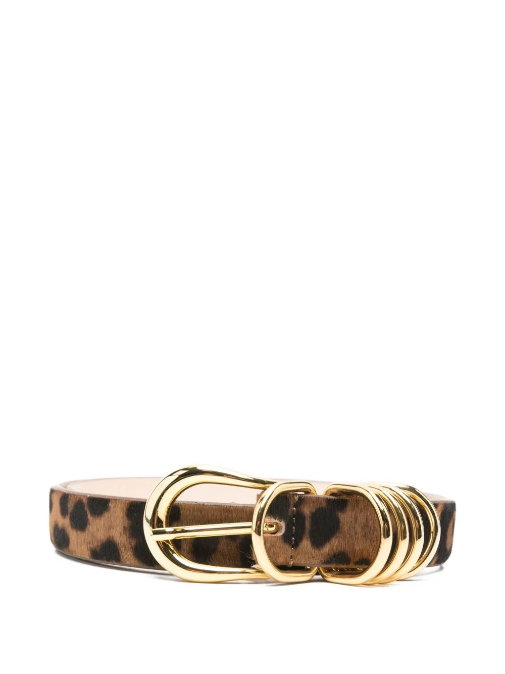 Hollyhock leopard-print belt - 1