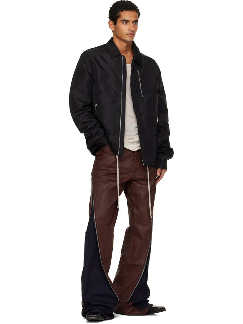 Rick Owens DRKSHDW Burgundy Concordians Bolan Banana Jeans outlook