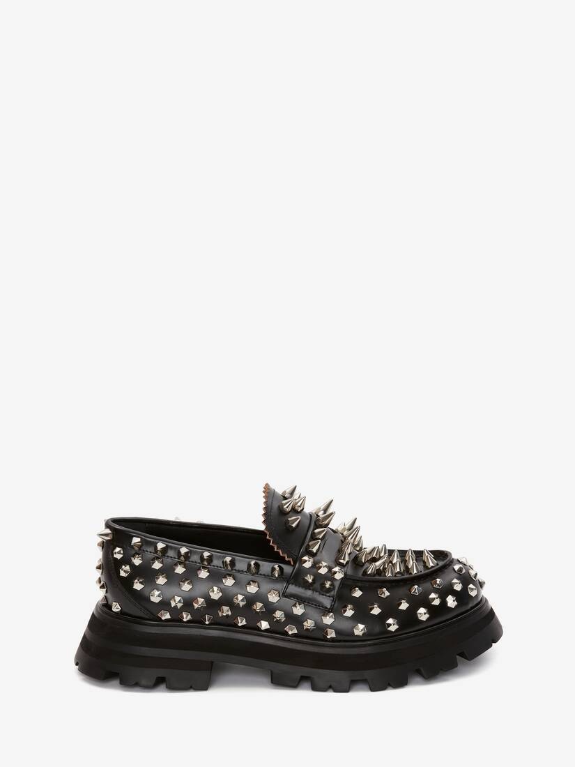 Wander Loafer in Black/silver - 1