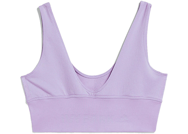 adidas adidas Ivy Park Knit Scoop Bra Dust Purple/Purple Glow outlook