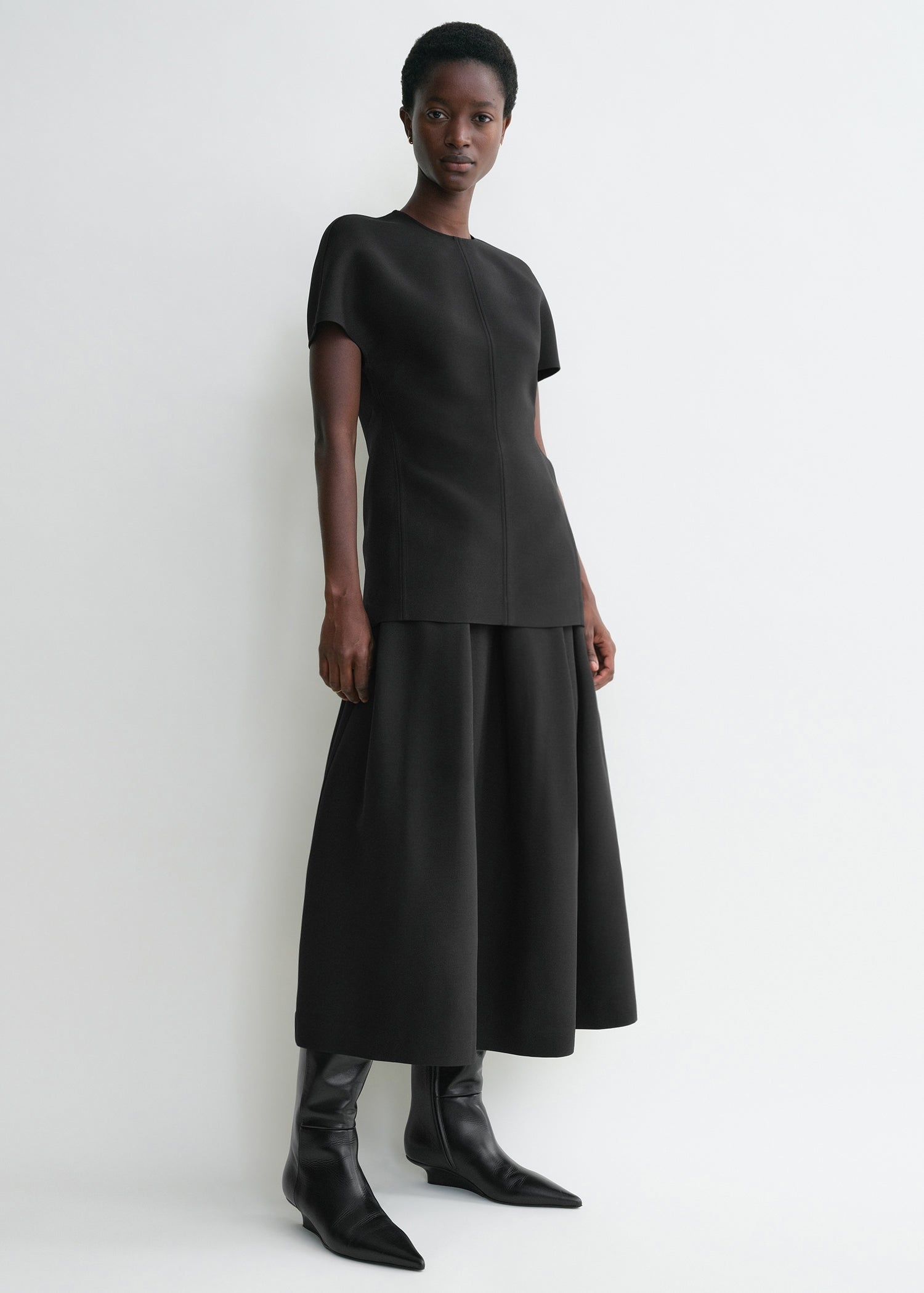Cap-sleeve top black - 3