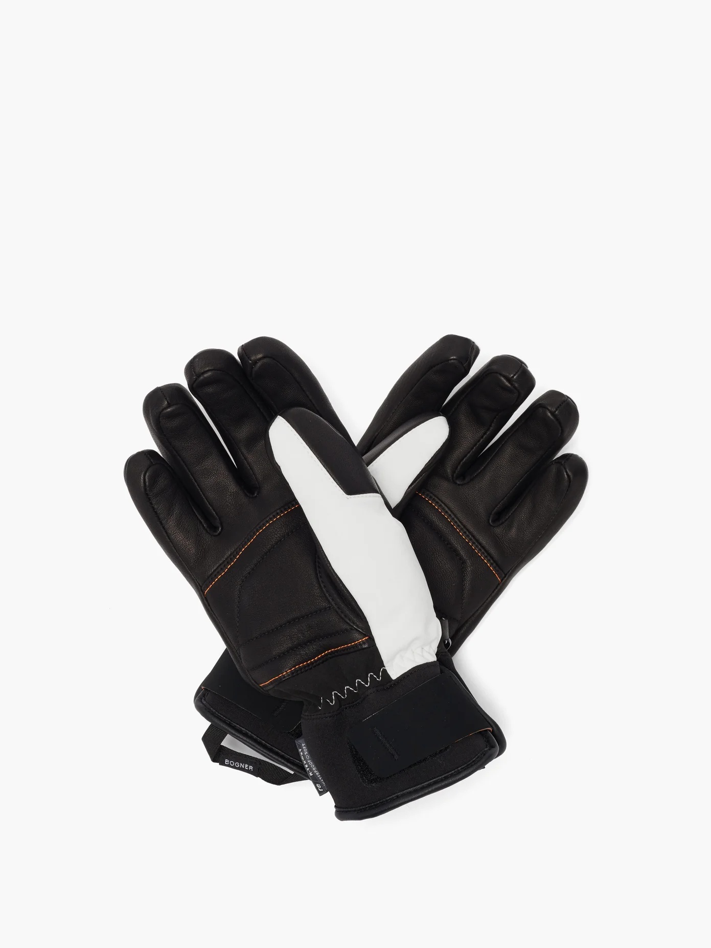 Andi leather-panelled ski gloves - 4