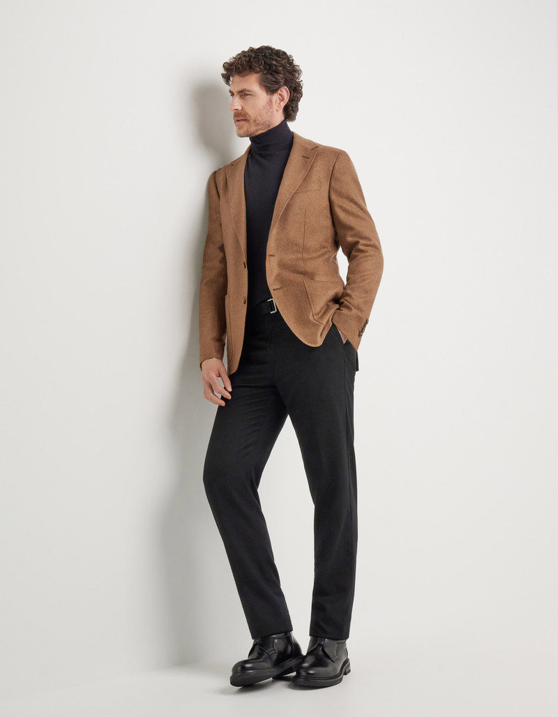 Canali CAMEL SILK AND CASHMERE KEI JACKET outlook
