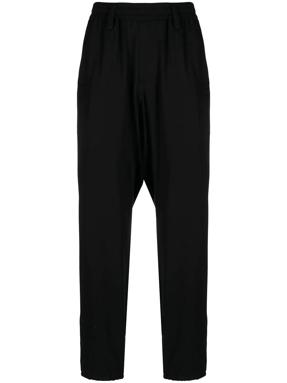 drawstring tapered cargo trousers - 1