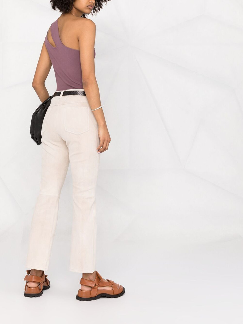 high-waisted cropped jeans 6