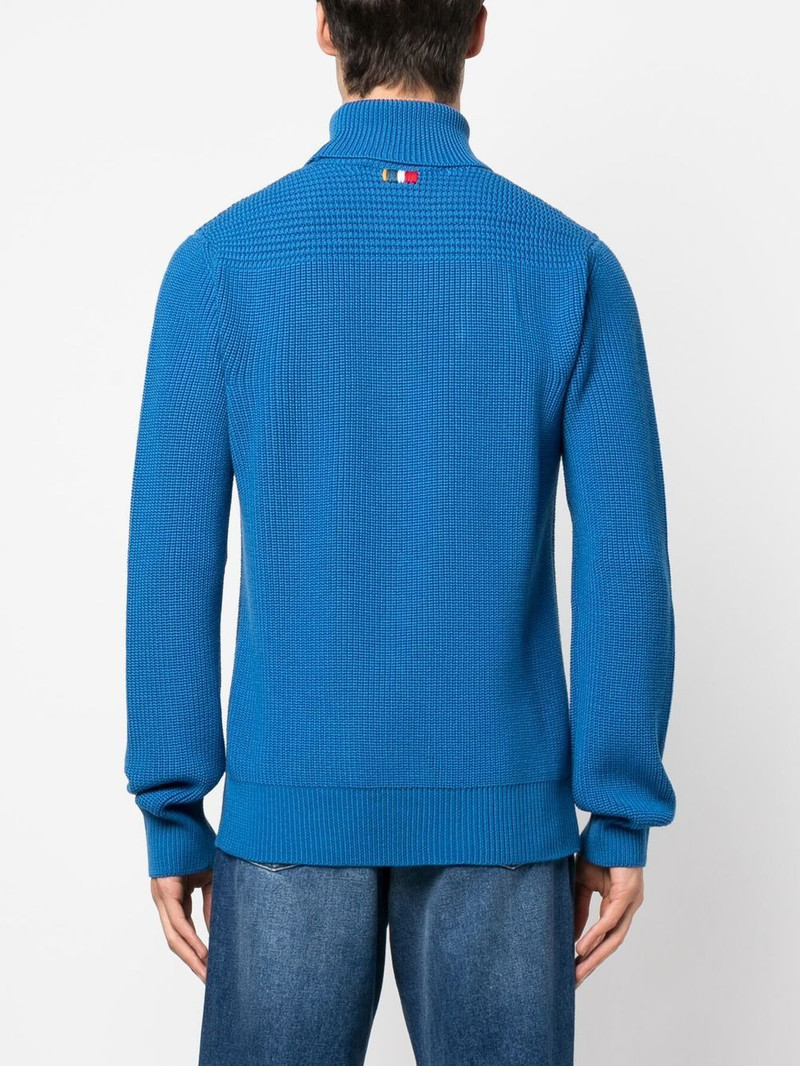 chunky-knit roll neck jumper 4