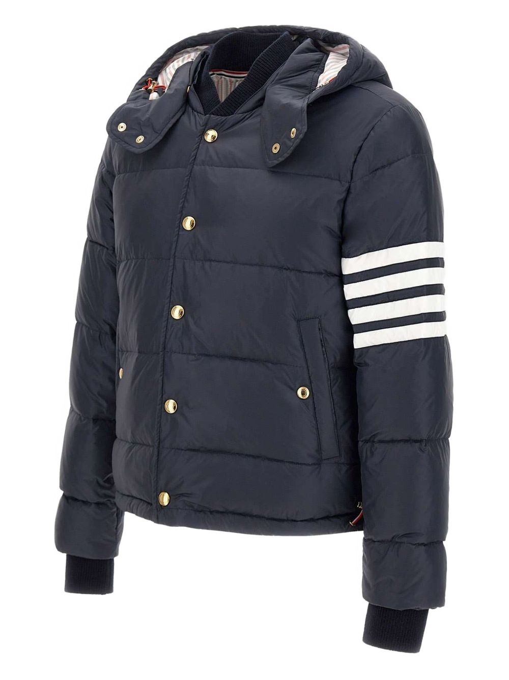 4-bar Matte Nylon Bomber - 3