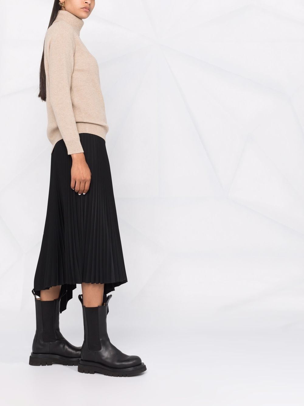 turtleneck cashmere jumper - 4