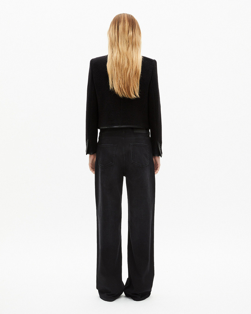 OFFICER-STYLE JACKET IN BLACK WOOL 4