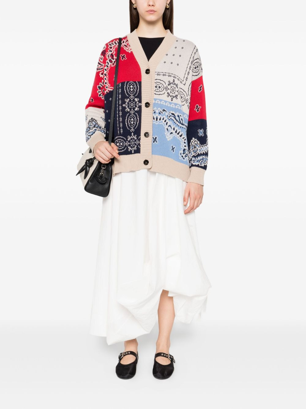 paisley-pattern cardigan - 2
