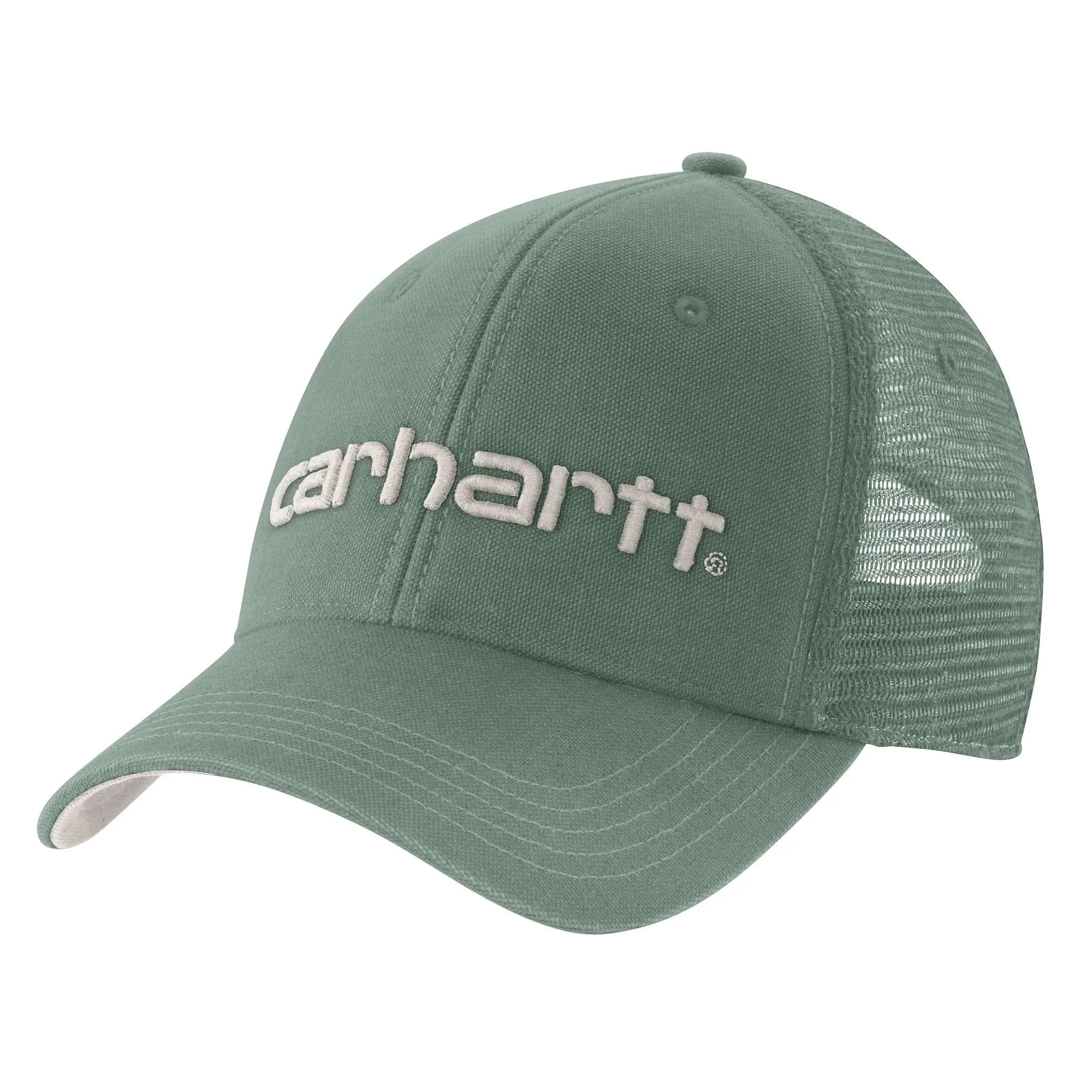 Canvas Mesh-Back Logo Graphic Cap - 1