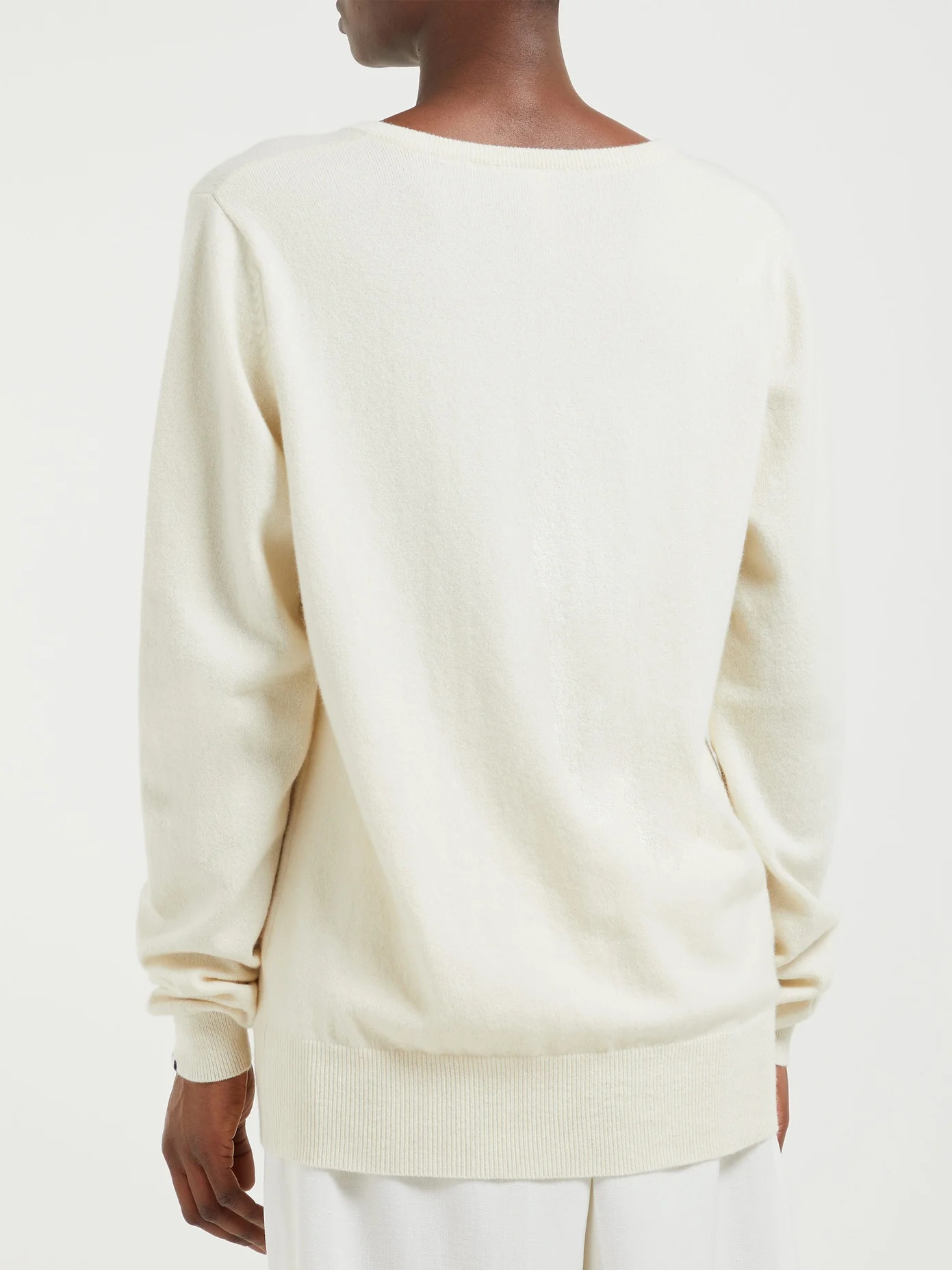 No.89 Be Nice stretch-cashmere V-neck sweater - 3