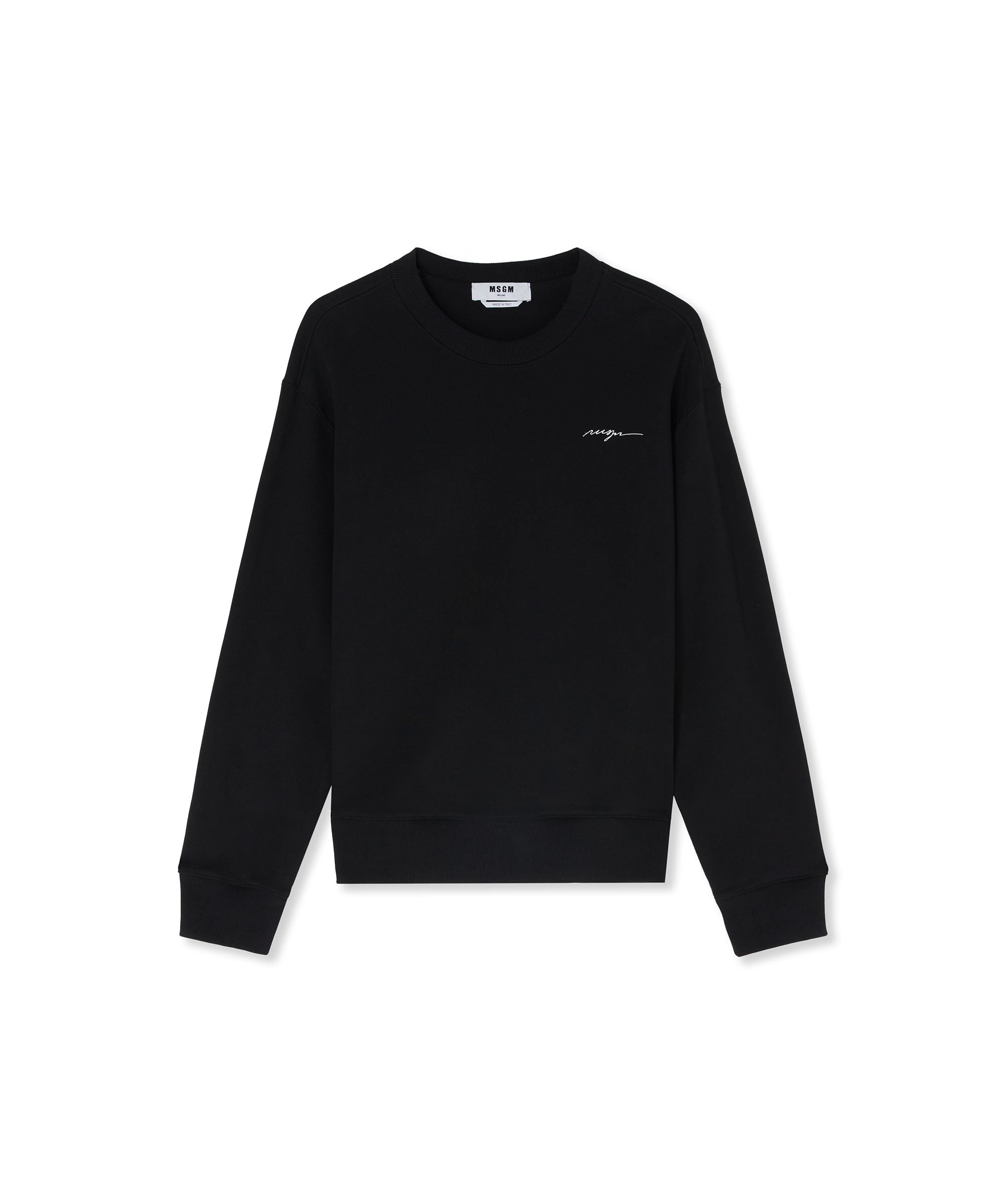 Sweatshirt with embroidered logo - 1