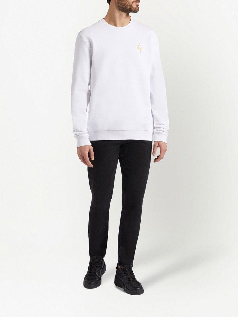 Giuseppe Zanotti logo cotton sweatshirt outlook
