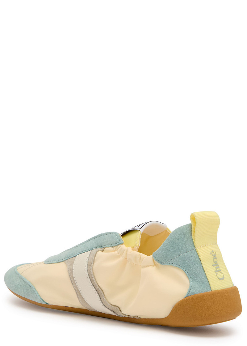 Chloé Chloe Kick Panelled Nylon Sneakers outlook