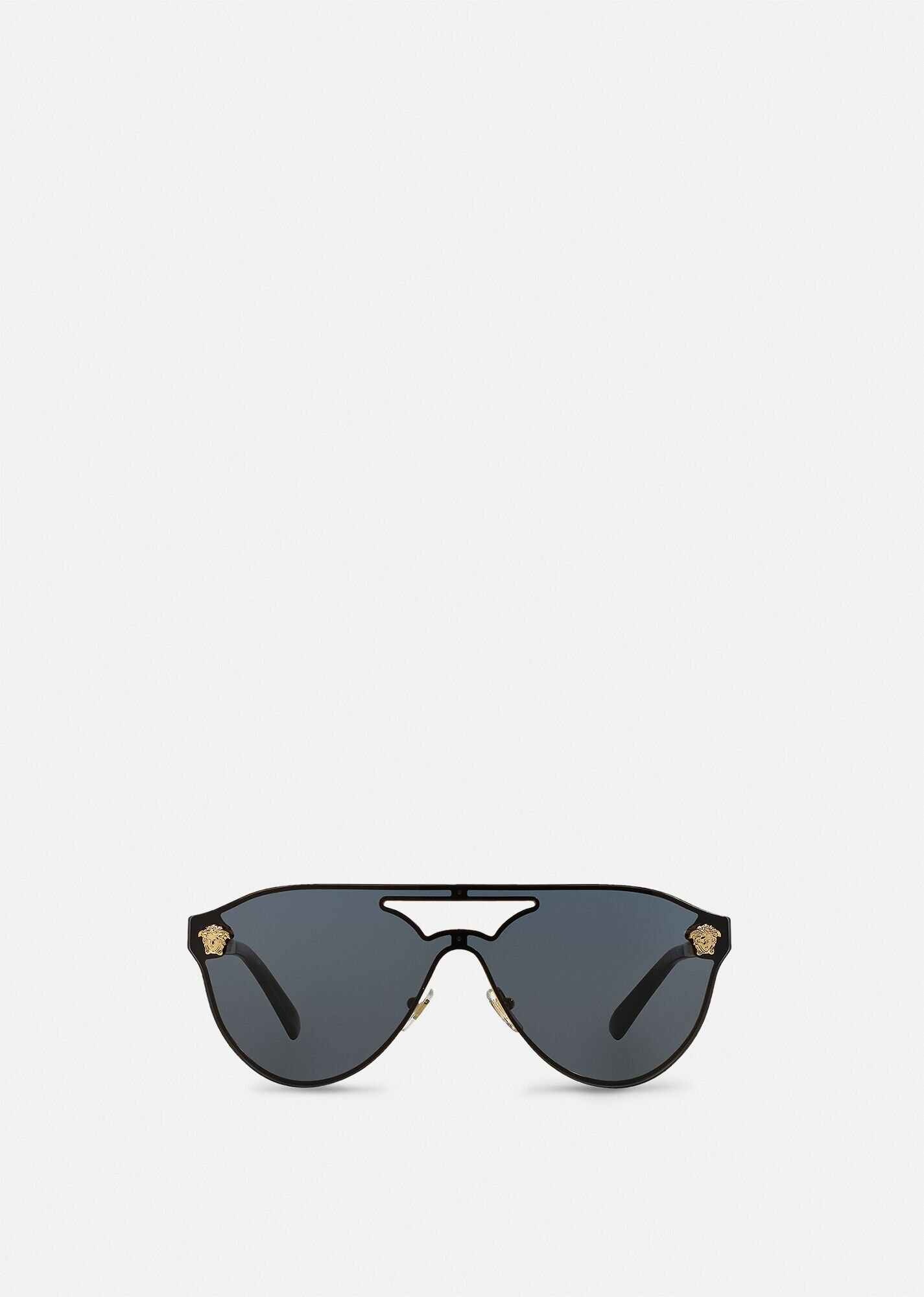 Black Glam Medusa Sunglasses - 2