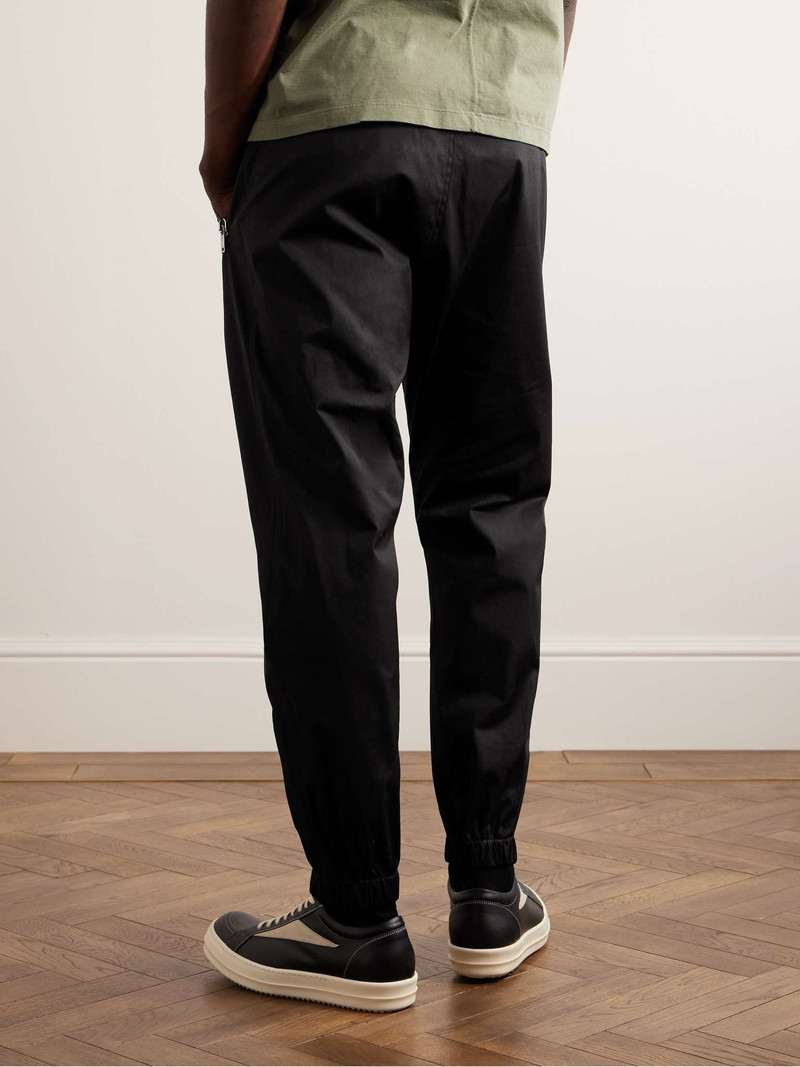 Tecuatl Slim-Fit Tapered Stretch-Cotton Poplin Drawstring Trousers 4