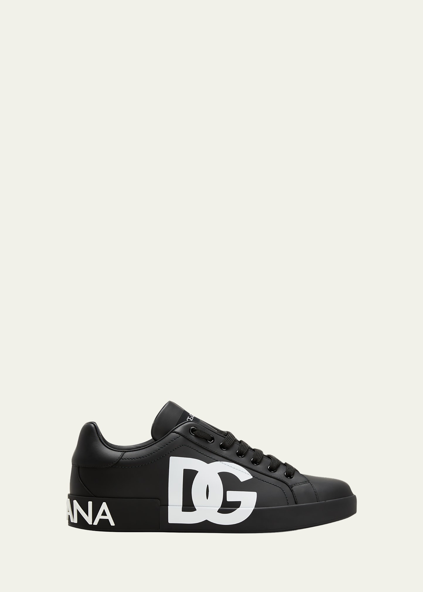 Men's Portofino Leather Low-Top Sneakers - 1