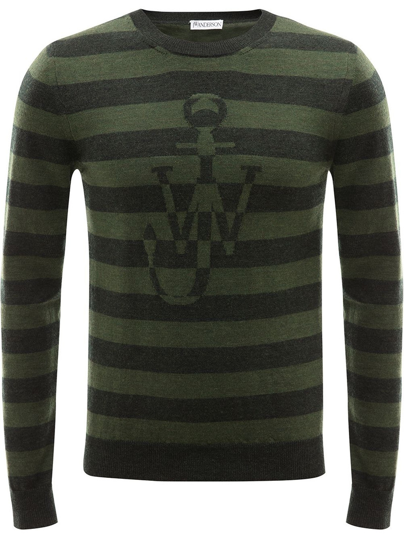 striped logo jumper 1