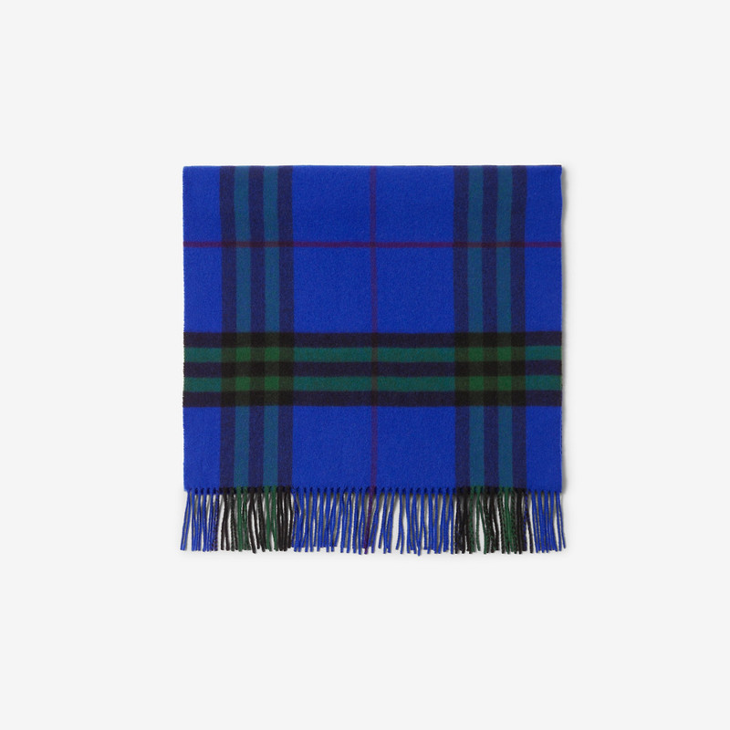 Wide Check Cashmere Scarf 3