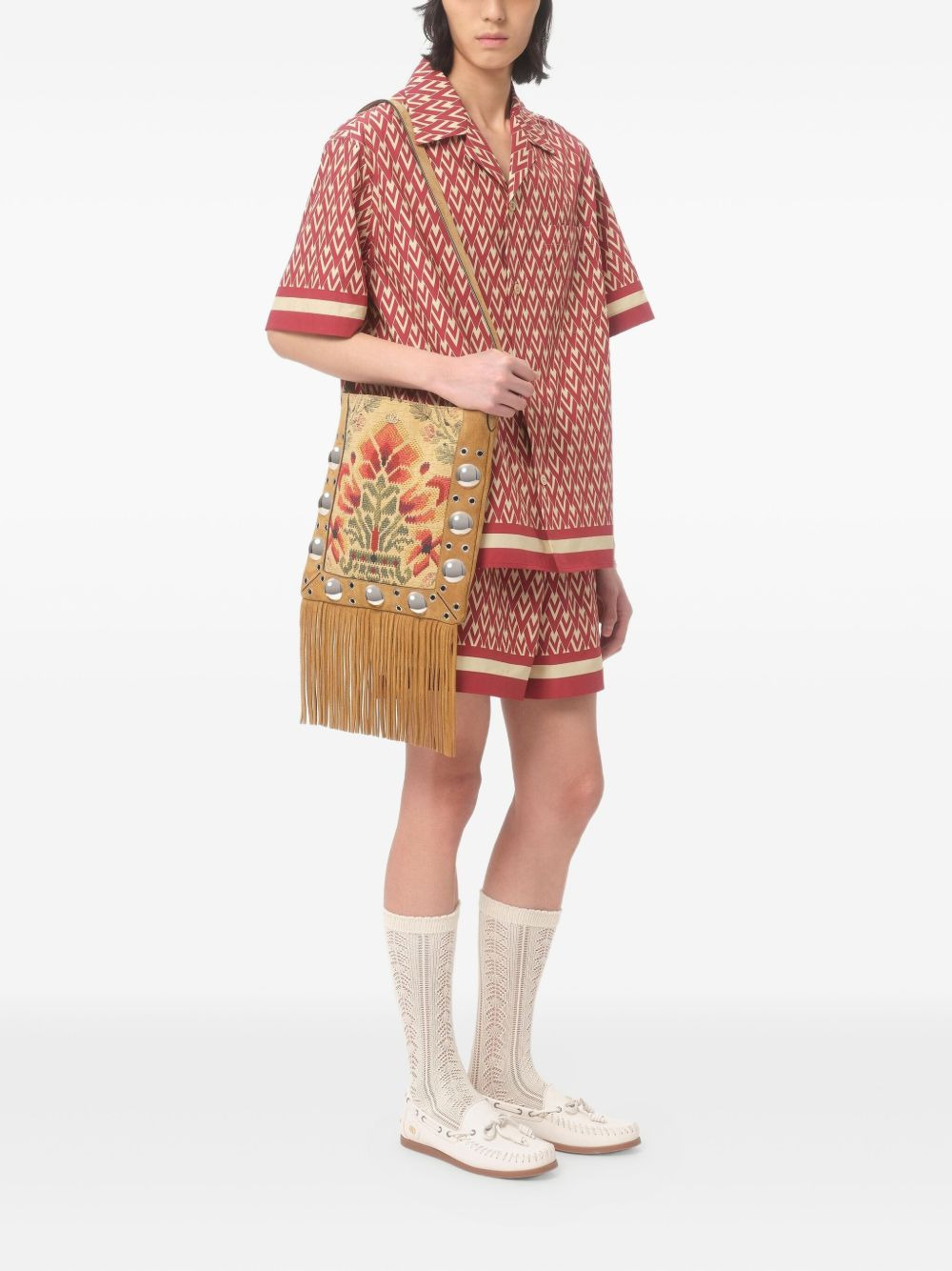 Nellcôte suede shoulder bag - 2