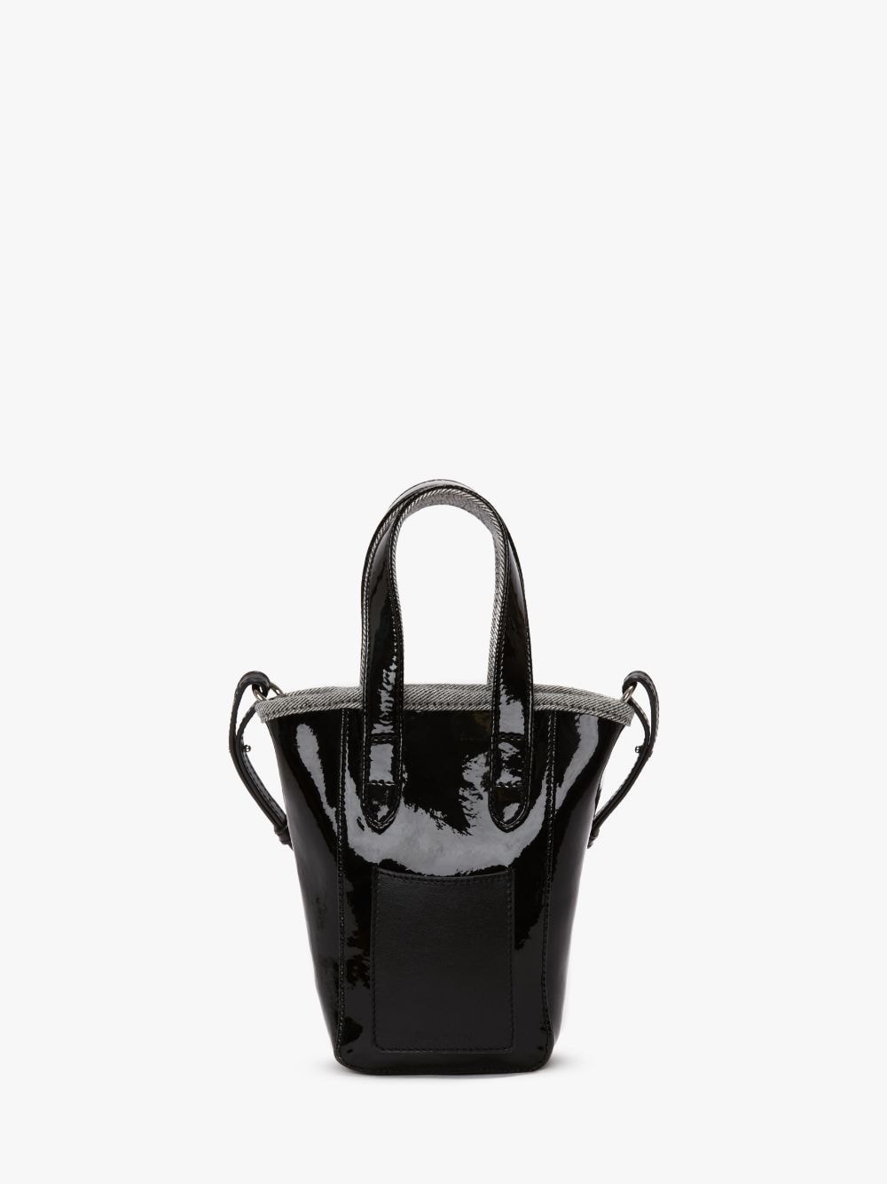 MINI BELT TOTE - MINI COATED DENIM TOTE BAG - 4